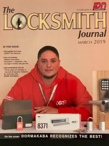 Xavier G. of XG Lock in Key in Locksmith Journal